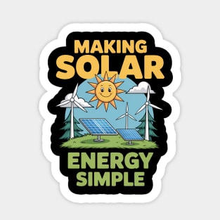 Making Solar Energy Simple Sticker